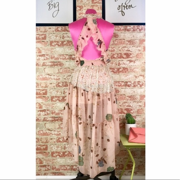 Free people high low ruffle dress - Picture 4 of 7